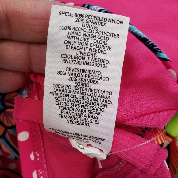 Tabitha Brown x Target Pink Floral Cutout One Piece Swimsuit size XS NEW - Picture 9 of 11